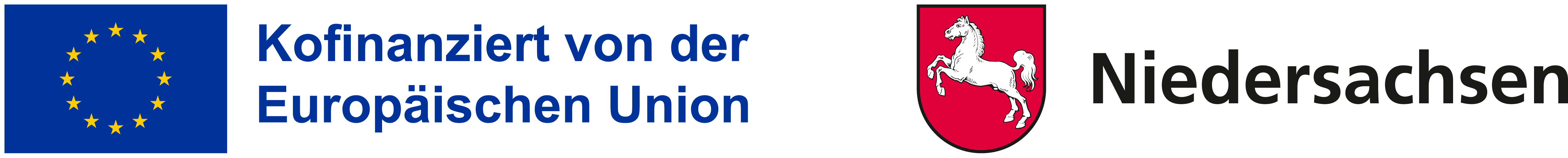 Logos der 2 Förderer: Das Projekt wird im Rahmen des Programms „Zukunftsfähige Wirtschaft Niedersachsen (ZW3)“ durch die NBank gefördert – mit Mitteln des Landes Niedersachsen und des Europäischen Fonds für regionale Entwicklung (EFRE).